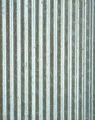 Corrugated zinc surface that does not remove impurities.The actual surface of the zinc used.