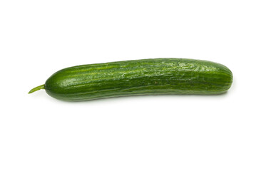 Cucumber isolated on white background.