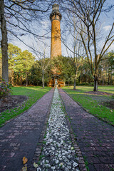 Currituck Beach Lighthouse is a lighthouse located on the Outer Banks in Corolla, North Carolina.