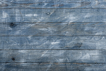 Naklejka premium Vintage blue wood background texture. Old painted wood wall