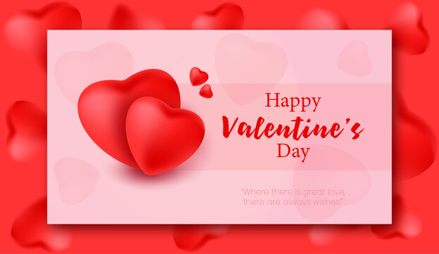 Valentines Day Banner Design