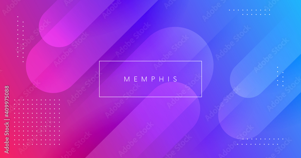 Aufkleber Abstract background with fluid shapes vector design. Minimal poster. Futuristic backdrop. Dynamic 3d composition for Banner, Landing Page, Web, Cover, Brochure.