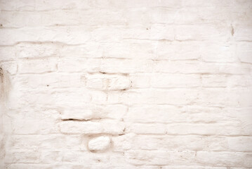 Fototapeta premium an old white brick wall. ancient building