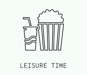leisure icon vector