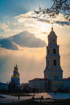 Diveevo in spring. Holy Trinity Seraphim-Diveyevsky Monastery