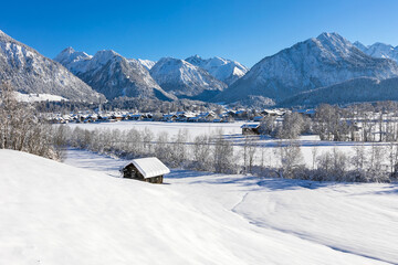 Allgäu - Oberstdorf - Winter - Schnee - Alpen - malerisch 