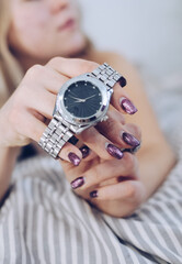 person with a remote control