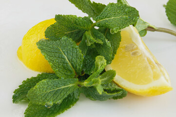 lemon and mint