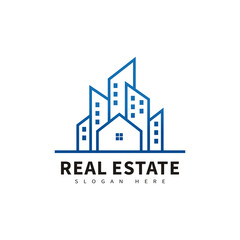 House city template logotype real estate