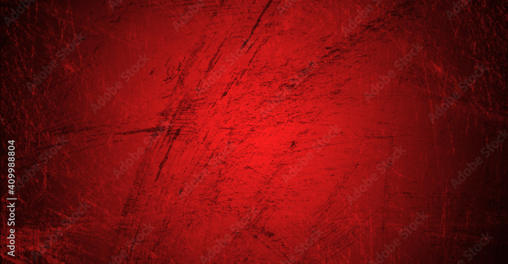 Poster abstract red background with gradient and grunge effect