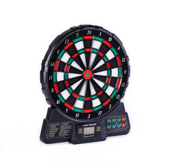 electronic darts on white background