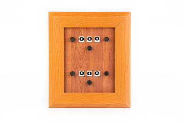 pool cue wooden cue scoreboard