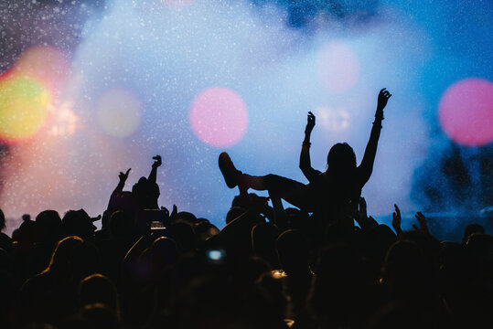 Crowd Surfing!