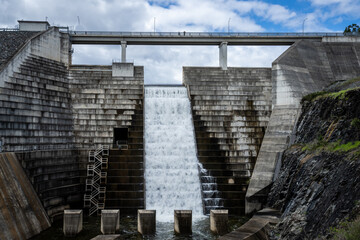 The Hinze Dam is a rock and earth-fill embankment dam with an un-gated spillway across the Nerang River in the Gold Coast hinterland of South East, Queensland, Australia.