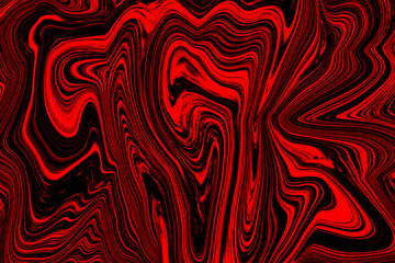 Abstract red liquid marble