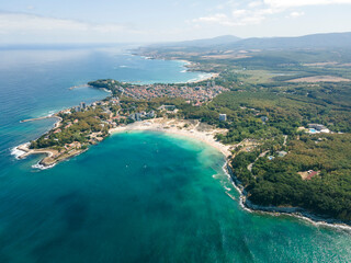 Obraz premium Aerial view of town of Kiten, Bulgaria