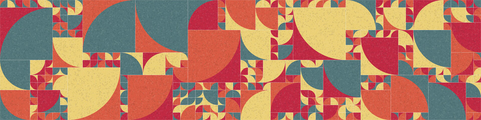 Abstract Geometric Pattern generative computational art illustration