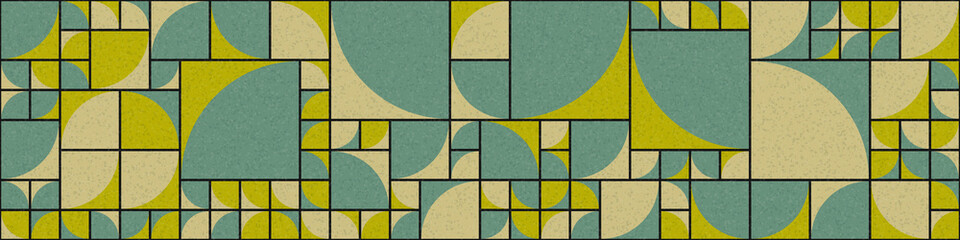 Abstract Geometric Pattern generative computational art illustration