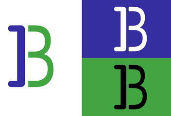 Logo Vector Graphic Of Font Letter B, Perfect For Your Company Use Initial B