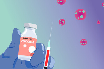 Covid 19 Vaccine Illustration