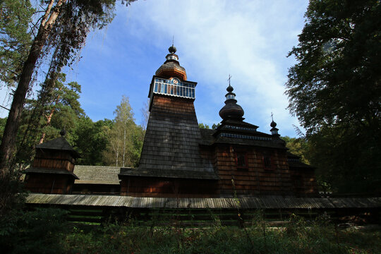 Wooden orthodox church in Sanok, Poland
