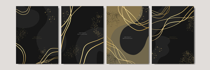 Elegant abstract trendy universal background templates. Minimalist aesthetic. 