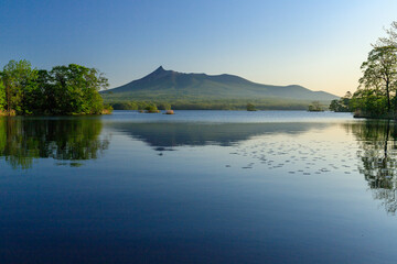 大沼公園　北海道駒ケ岳