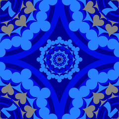 Casino Pattern - Clubs and Spades