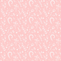 Pink floral pattern