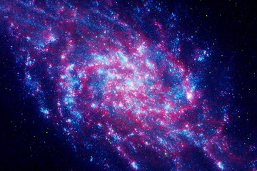A beautiful colored galaxy. Elements of this image were furnished by NASA.