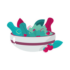 salad vegetables fresh ingredients healthy meal