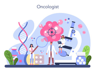 Professional oncologist. Cancer disease diagnostic and treatment
