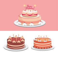 birthday cakes party celebration festive