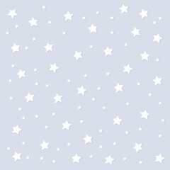 Pattern with vector illustrations of the starry sky for graphic design.