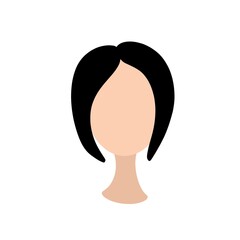 Dark short hairstyle