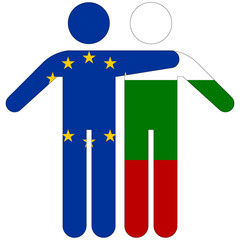 EU - Bulgaria / friendship concept