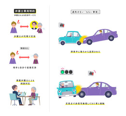 Naklejka premium flat type Purple clothes grandma_car-accidents-support