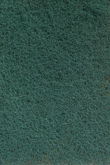 Kitchen sponge green surface - macro