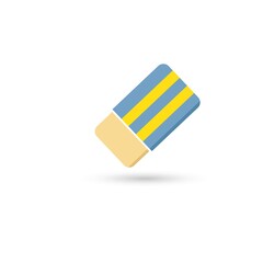 eraser icon vector illustration design template