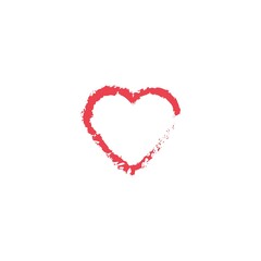 unique Love heart   Vector icon illustration design