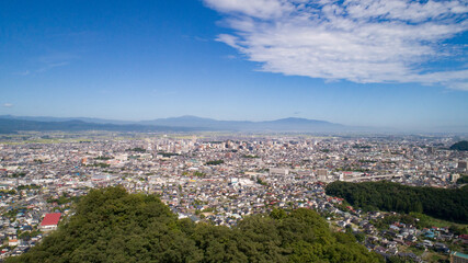 《山形県》山形市内の街並み