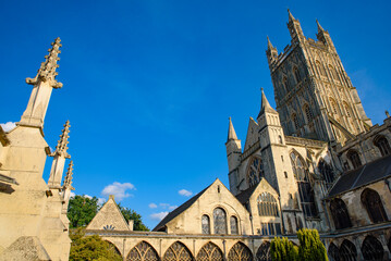 Gloucester Cathedral in Gloucester, England, UK