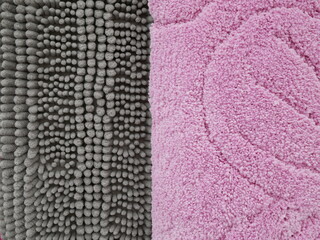fabric doormat design texture background.