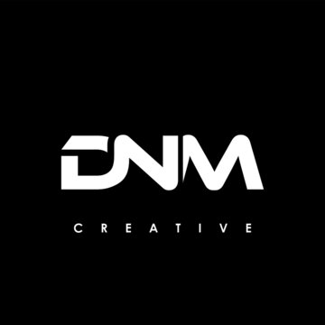 DNM Letter Initial Logo Design Template Vector Illustration