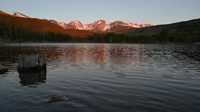 Mountains over Sprague Lake