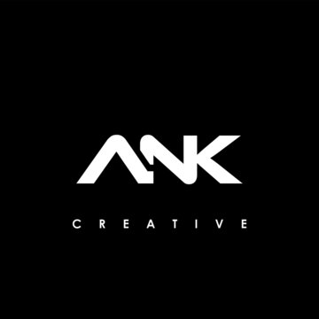 ANK Letter Initial Logo Design Template Vector Illustration
