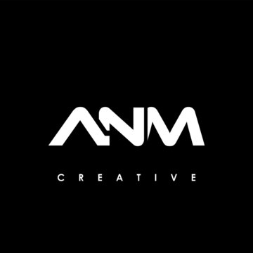 ANM Letter Initial Logo Design Template Vector Illustration