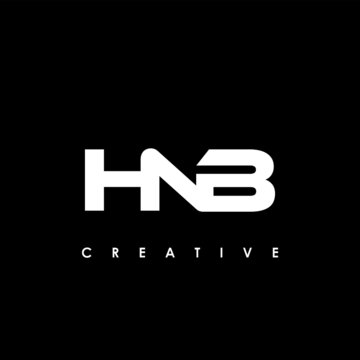 HNB Letter Initial Logo Design Template Vector Illustration