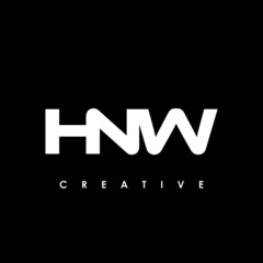 HNW Letter Initial Logo Design Template Vector Illustration