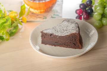 ガトーショコラと紅茶